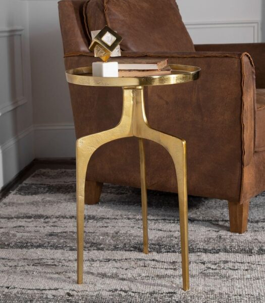 Mesa lateral dorada