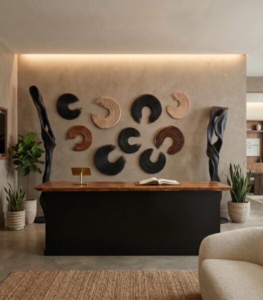 Arte Mural en Forma de Swoop
